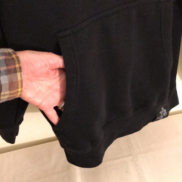 Muerte sz Small Hoodie “Just Hustle” black cotton white graphic excellent condit - Picture 11 of 11